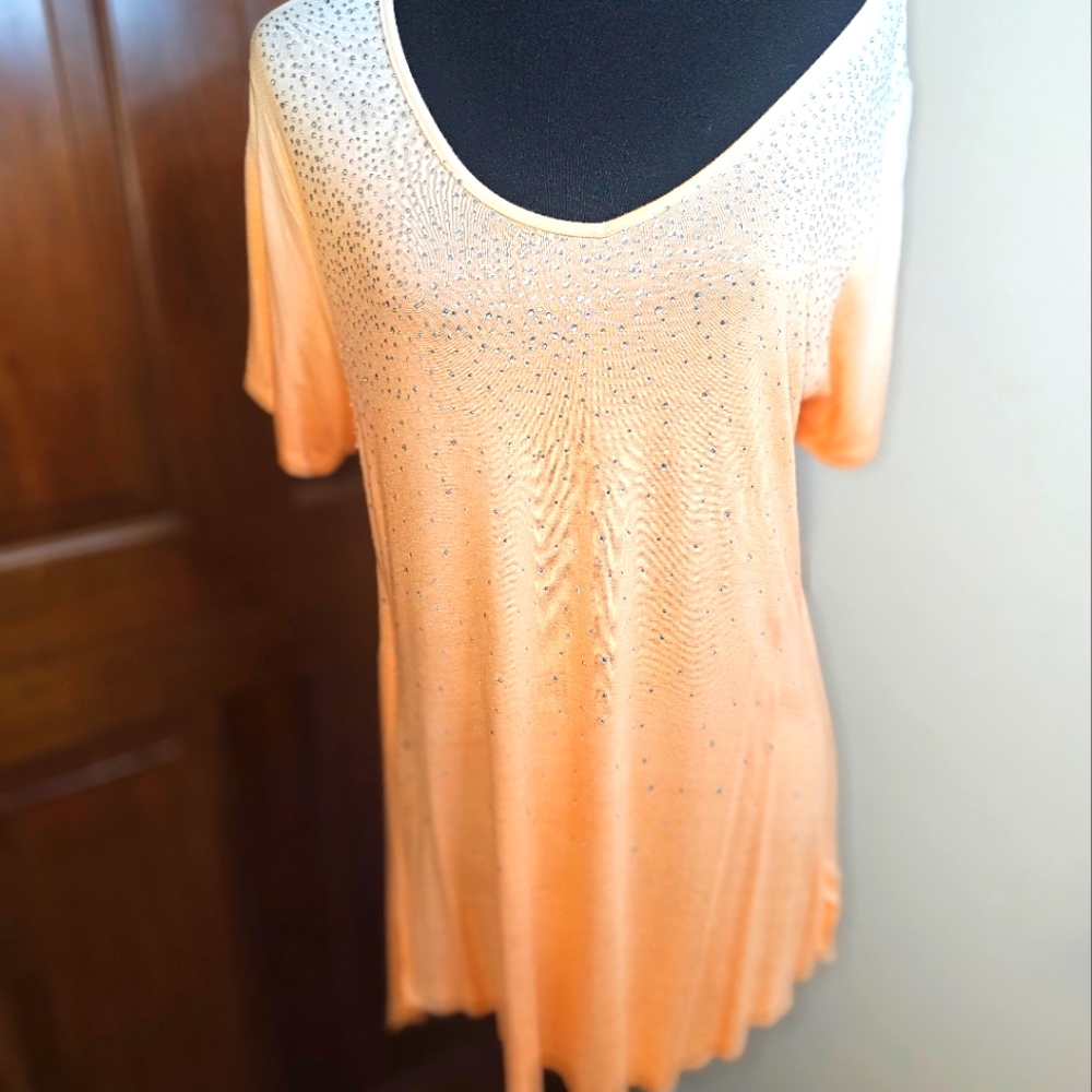 Vocal ombre tunic top